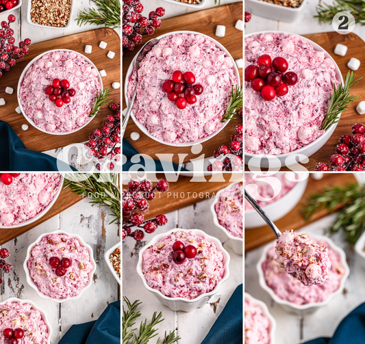 Cranberry Fluff Salad Semi-Exclusive Set 2 (of 4)